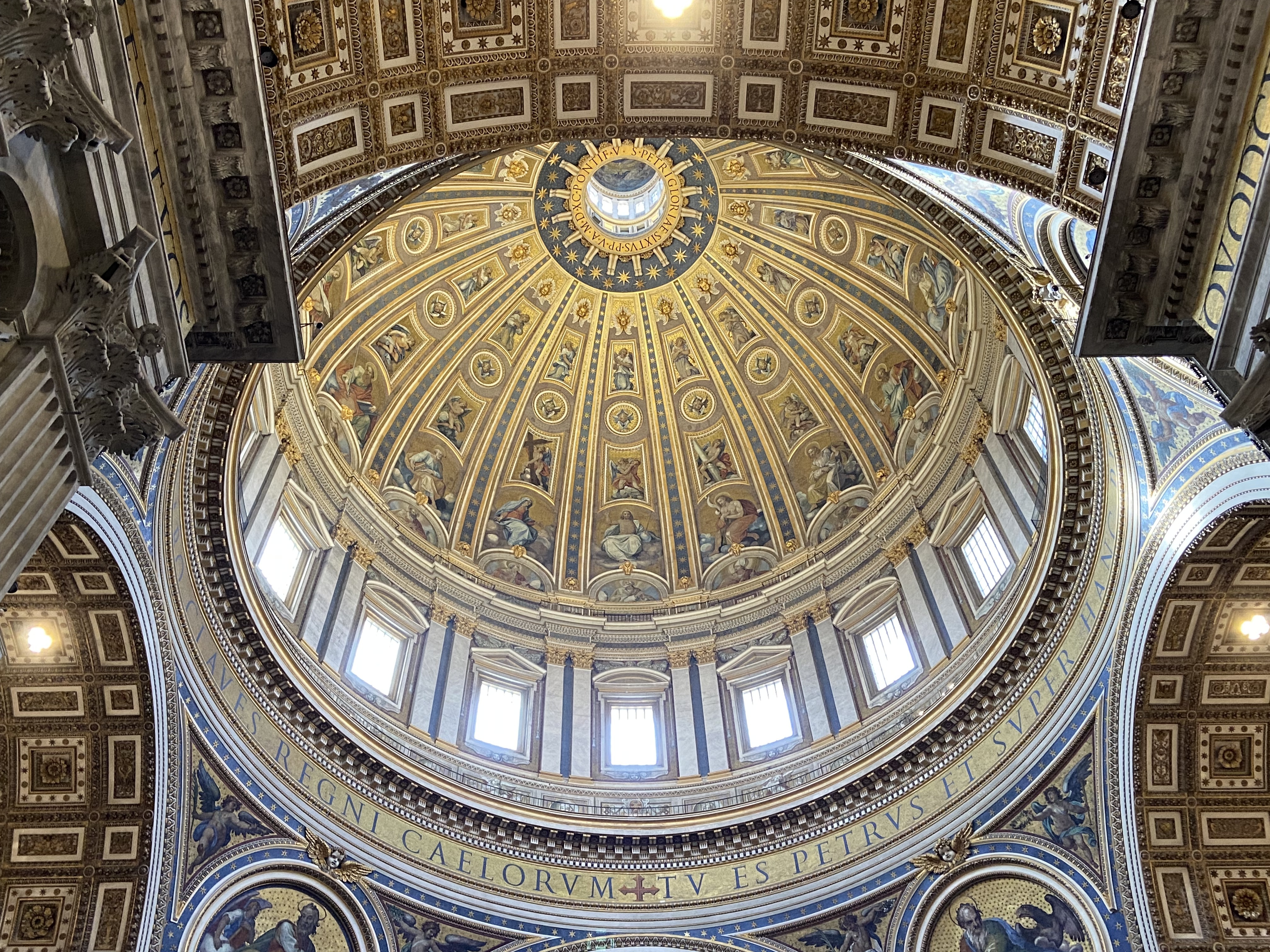 St. Peter's Basilica Dome from below