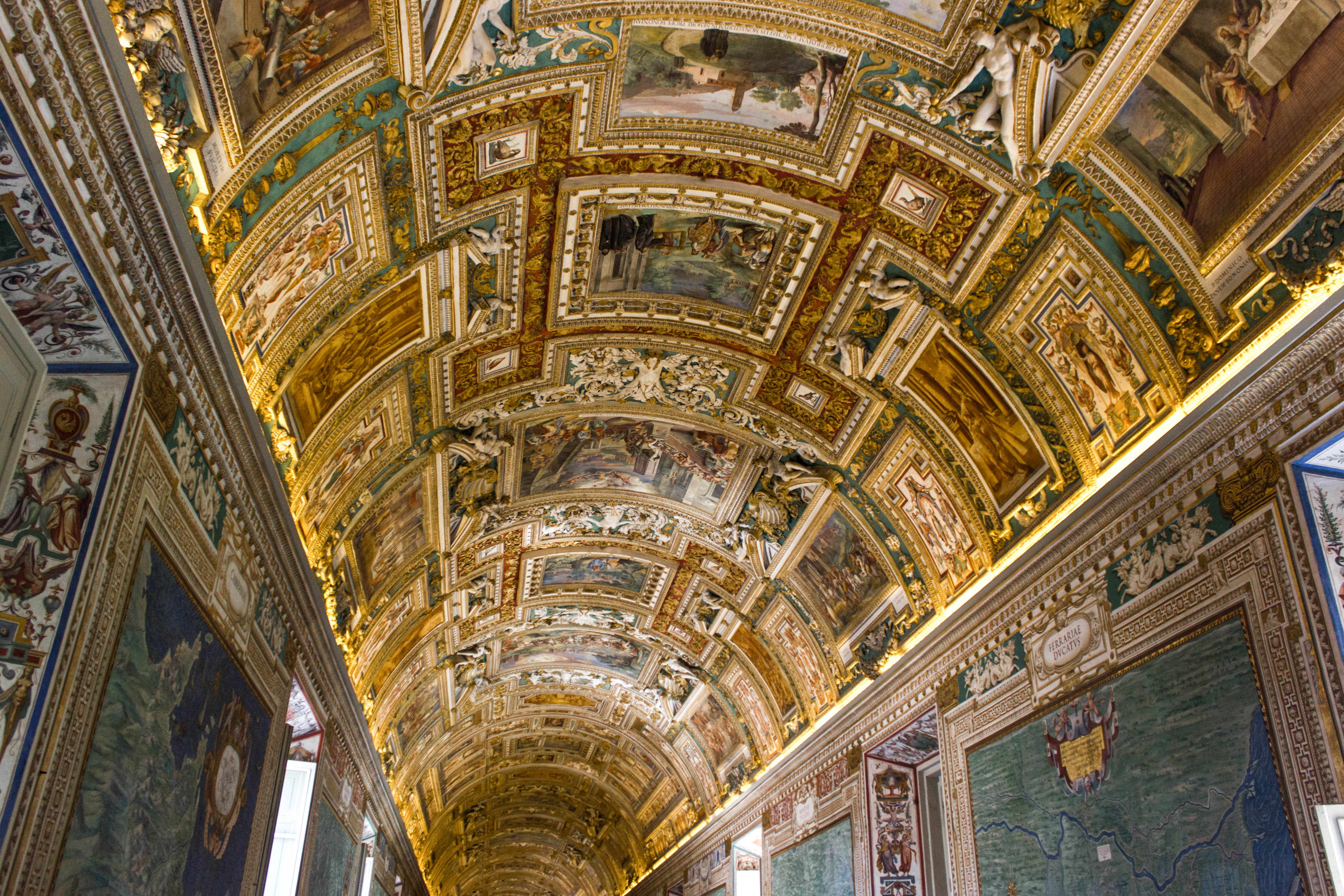 Ceiling of Vatican Museums