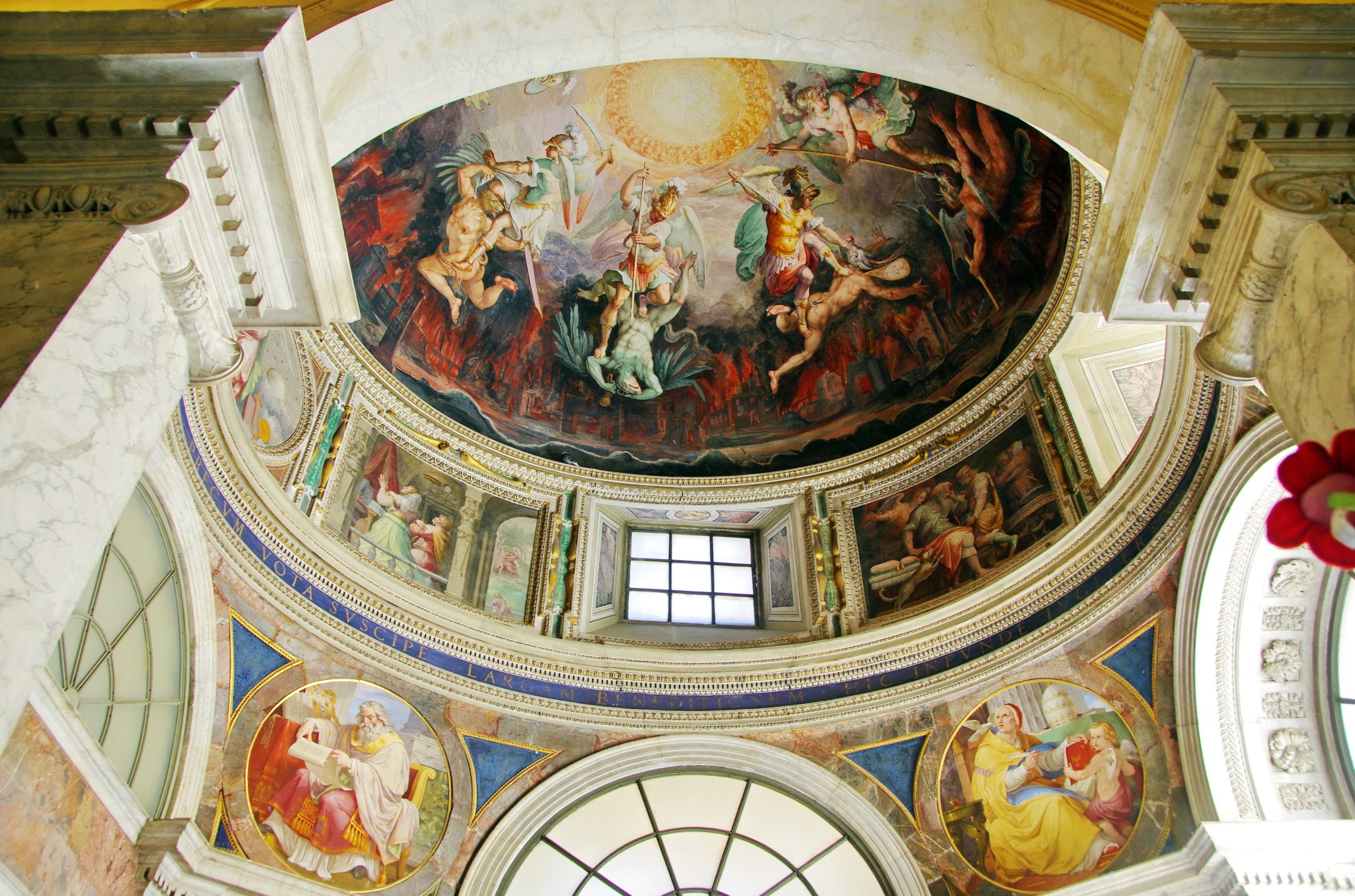 Painted ceiling in Vatican museum