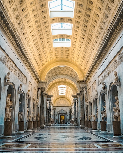Vatican Museums on guided walking tour